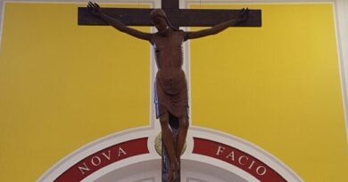 Crocifisso in legno nella chiesa di Porto Cesareo