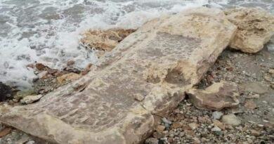 Antico sarcofago a Torre Chianca (Porto Cesareo).