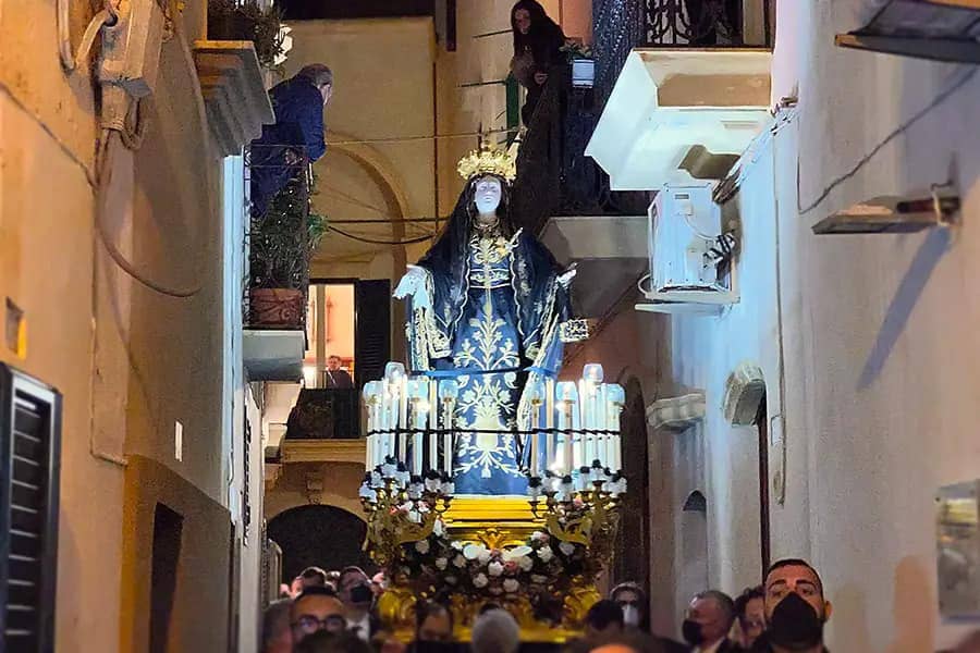 Settimana Santa a Gallipoli: Madonna Addolorata