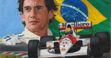 Ayrton Senna, compianto pilota di Formula 1, scomparso nel 1994.