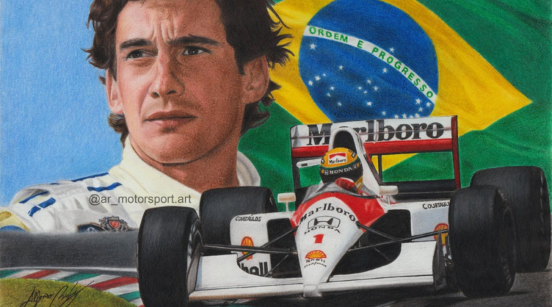 Ayrton Senna, compianto pilota di Formula 1, scomparso nel 1994.
