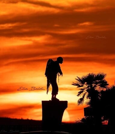 La statua per il pescatore, scatto fotografico di Elia Baldi.