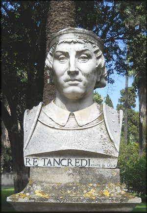 Tancredi di Sicilia, conte di Lecce nato nel 1138.