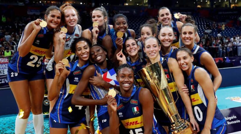 Italvolley rosa, campione d'Europa.
