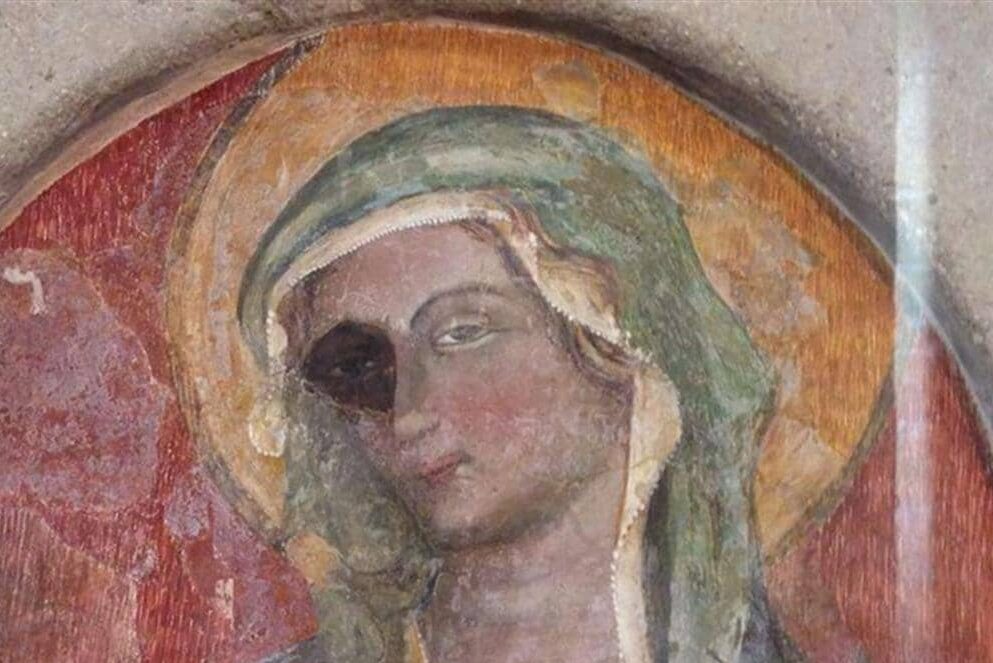 Madonna della Grazia a Galatone e il suo particolare occhio nero