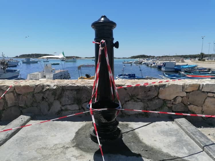 Le fontane a Porto Cesareo