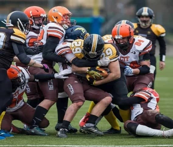 D'Andria e il football americano