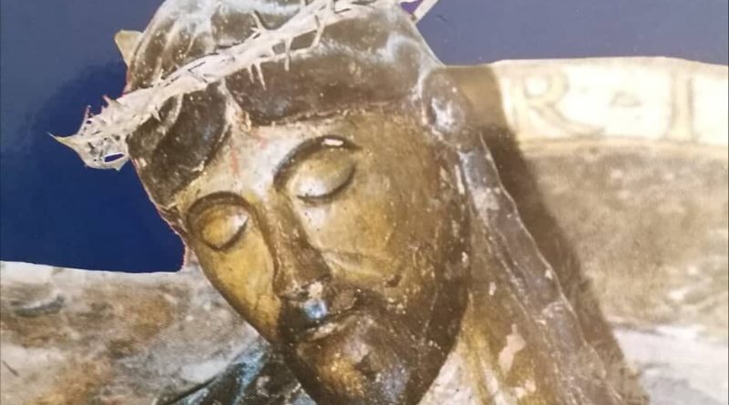 Crocifisso nero a Nardò.