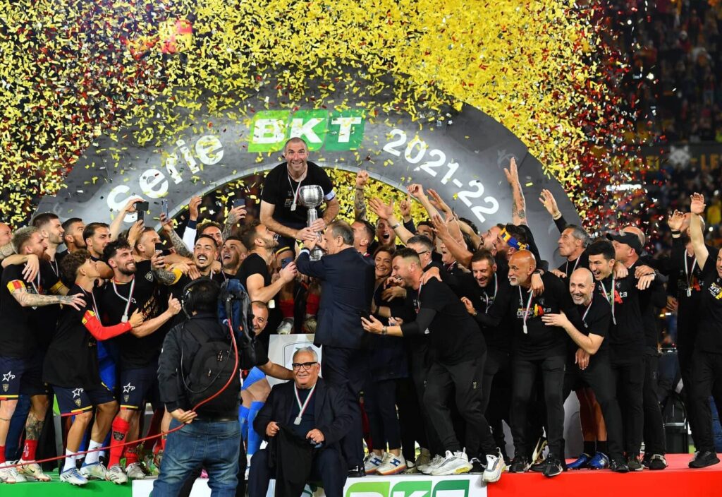 Lecce in delirio, di nuovo in Serie A