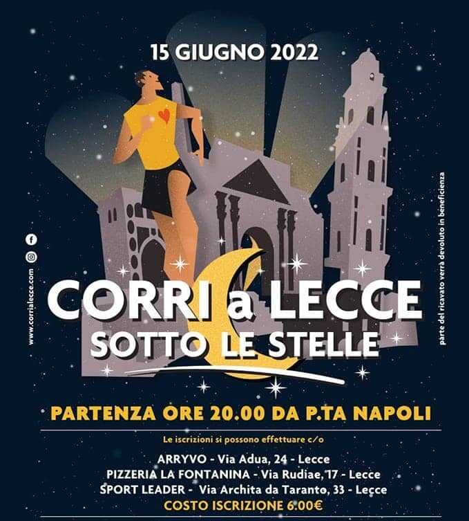 Corri a Lecce sotto le stelle 2022