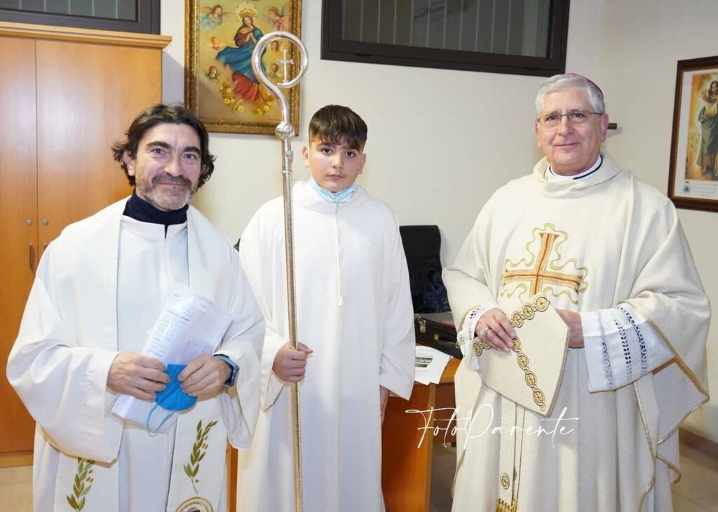Boncore in festa - Don Fabrizio e il vescovo Filograna