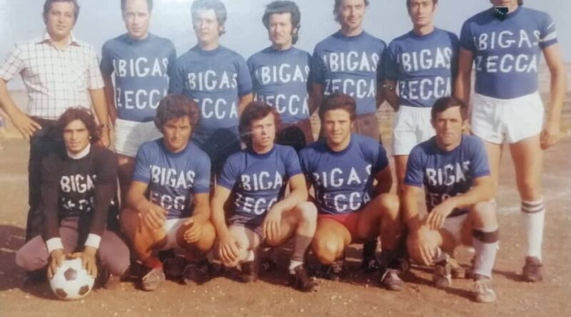 Achille Spagnolo nel Porto Cesareo anni '60