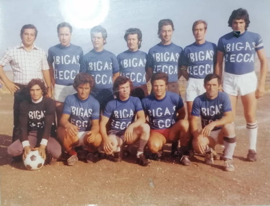 Achille Spagnolo nel Porto Cesareo anni '60