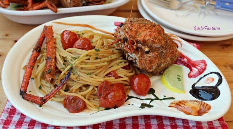 Spaghetti con la granseola