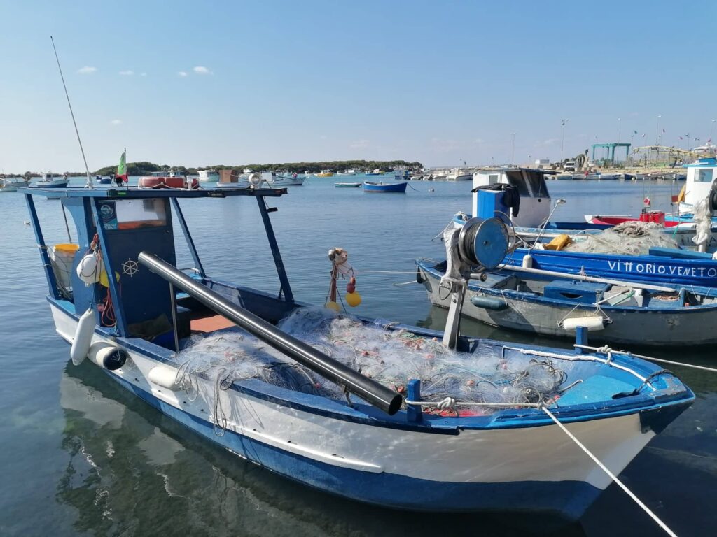 La pesca dei pupiddrhi a Porto Cesareo