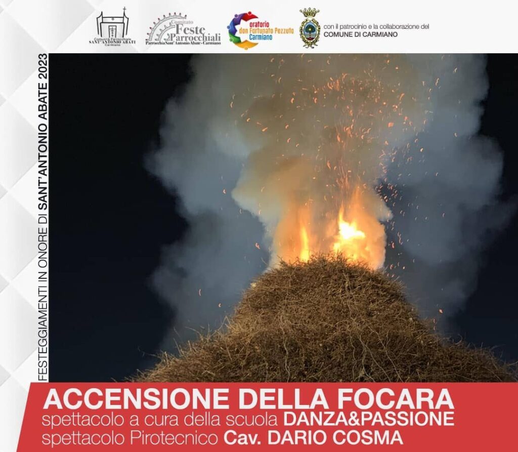 La focara a Carmiano e Veglie