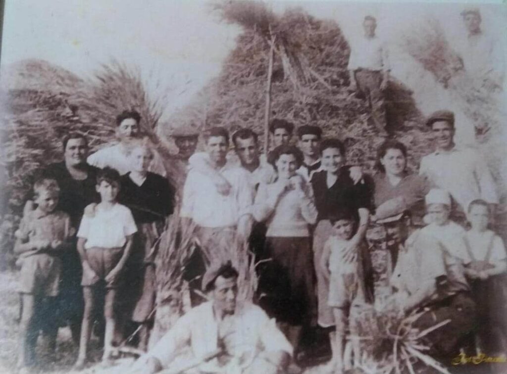 Famiglia Parente a Porto Cesareo durante la Focara