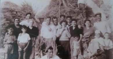 Famiglia Parente a Porto Cesareo durante la Focara