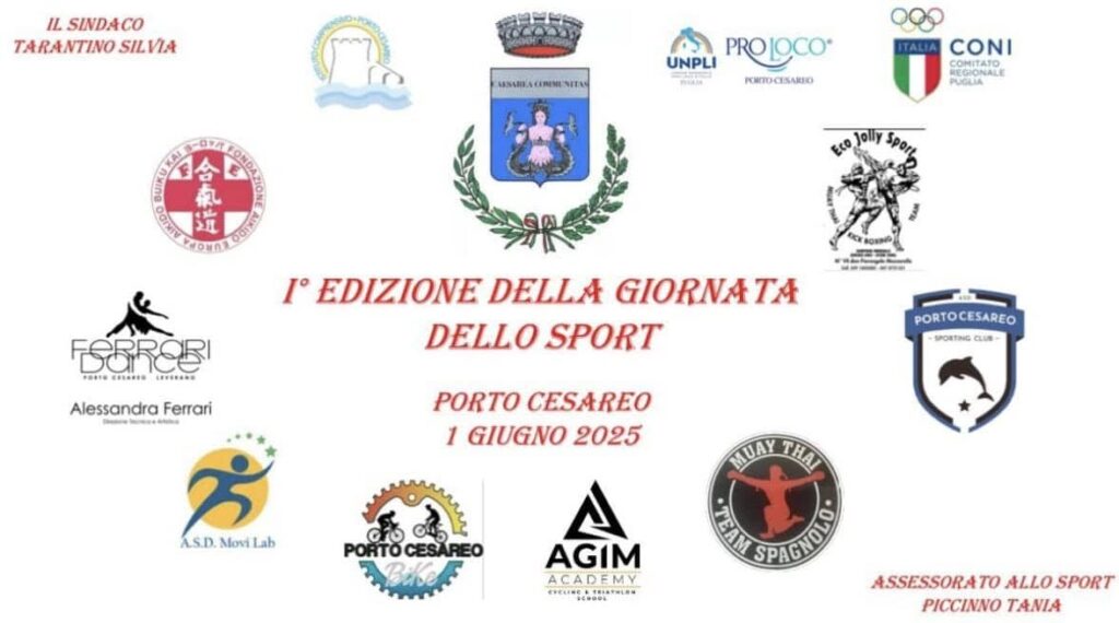 Giornata dello sport a Porto Cesareo