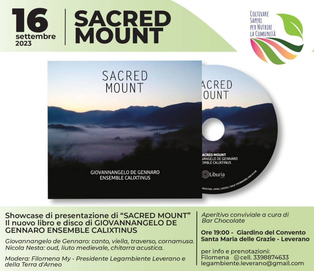 Sacred Mount, nuovo disco-libro
