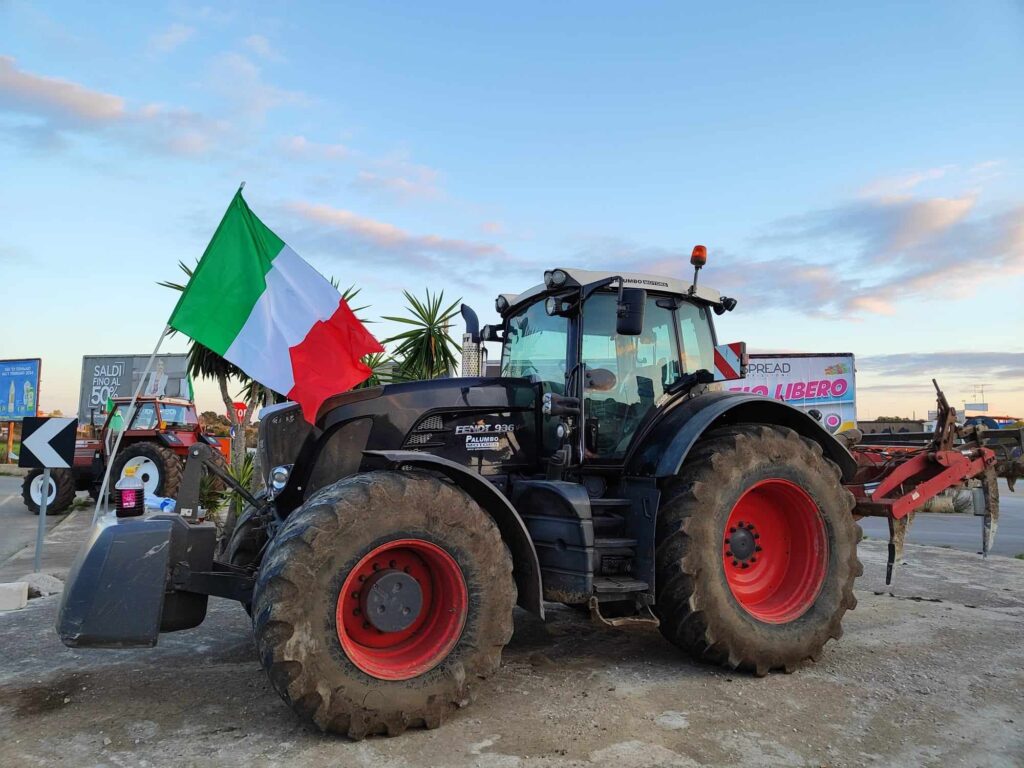 Protesta degli agricoltori salentini