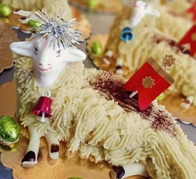 Agnello di pasta reale