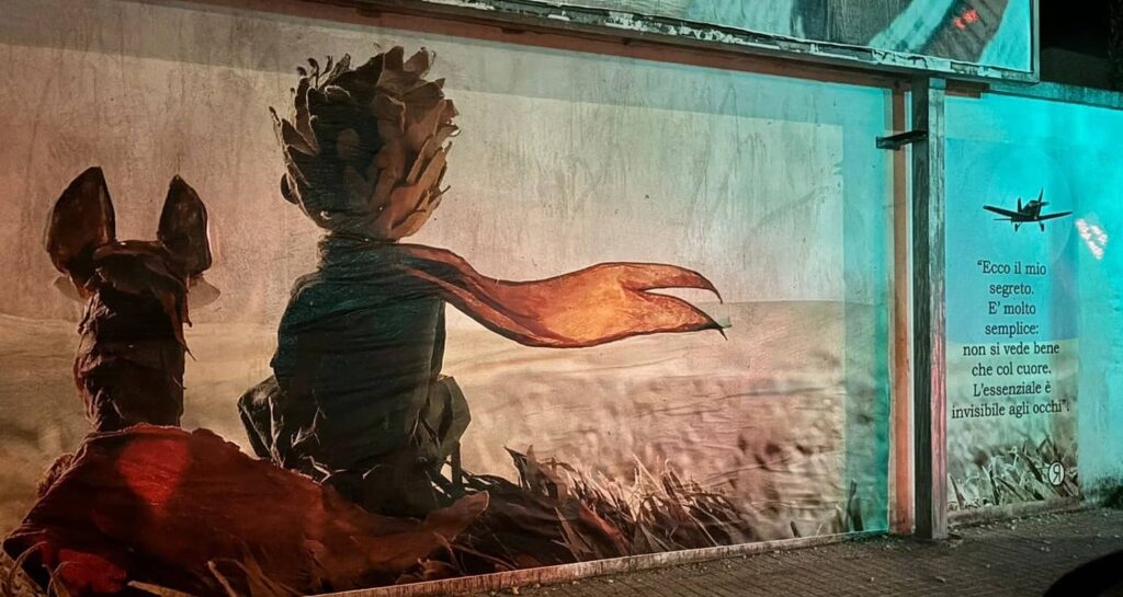 Sticker art a Nardò: "Il piccolo principe"