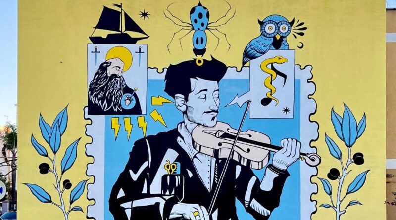 Luigi Stifani, murale a Nardò in suo onore