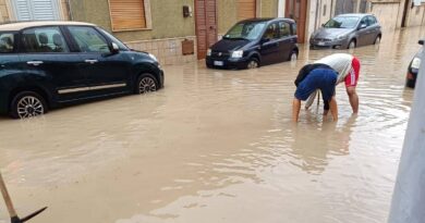 Bufera d'acqua nel Salento (Erchie)