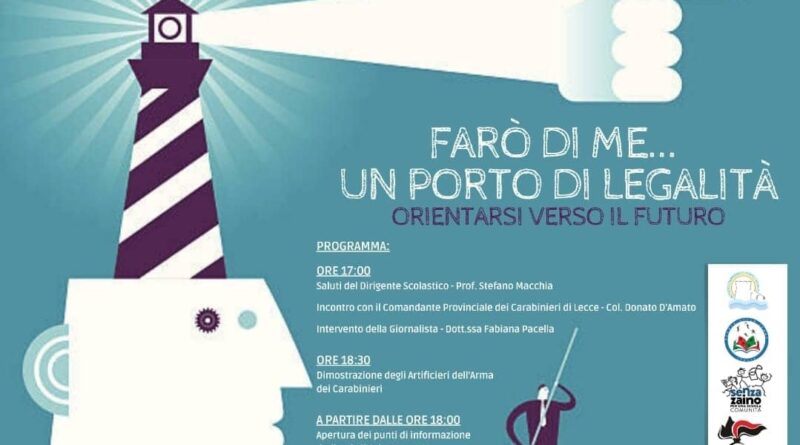 I Carabinieri del Comando Provinciale di Lecce incontrano gli studenti a Porto Cesareo