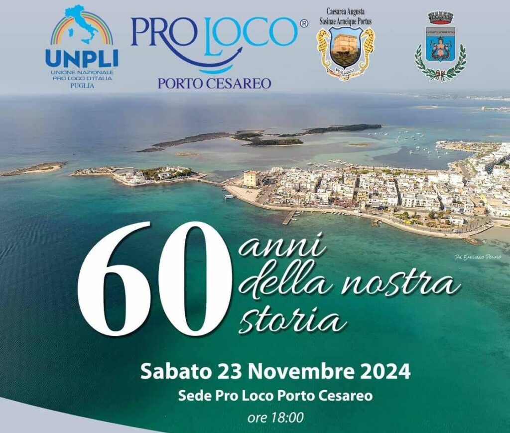 La Pro Loco di Porto Cesareo festeggia 60 anni