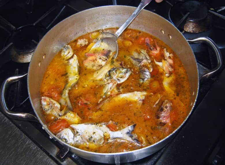 La quatara cesarina o lu quataru in dialetto, nota zuppa di pesce