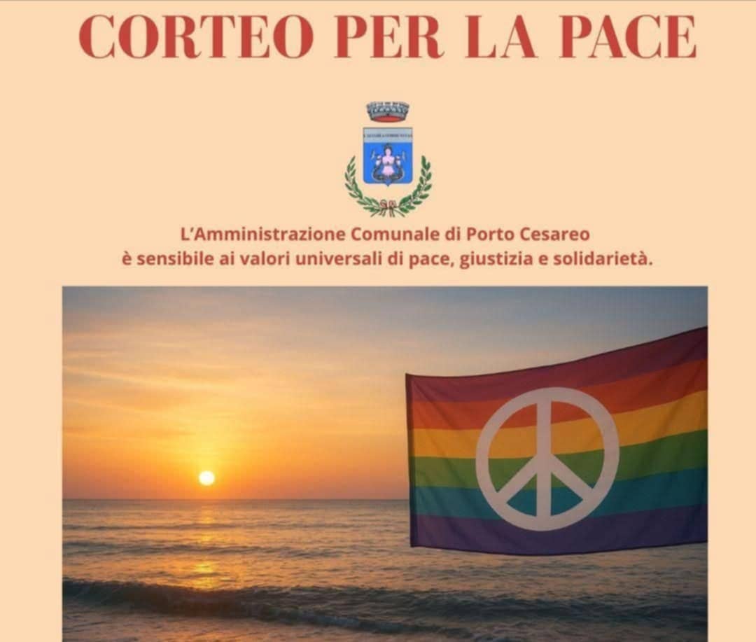 Corteo per la pace a Porto Cesareo
