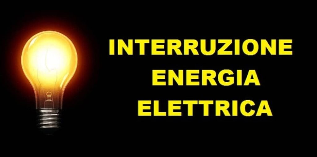 Interruzione energia elettrica