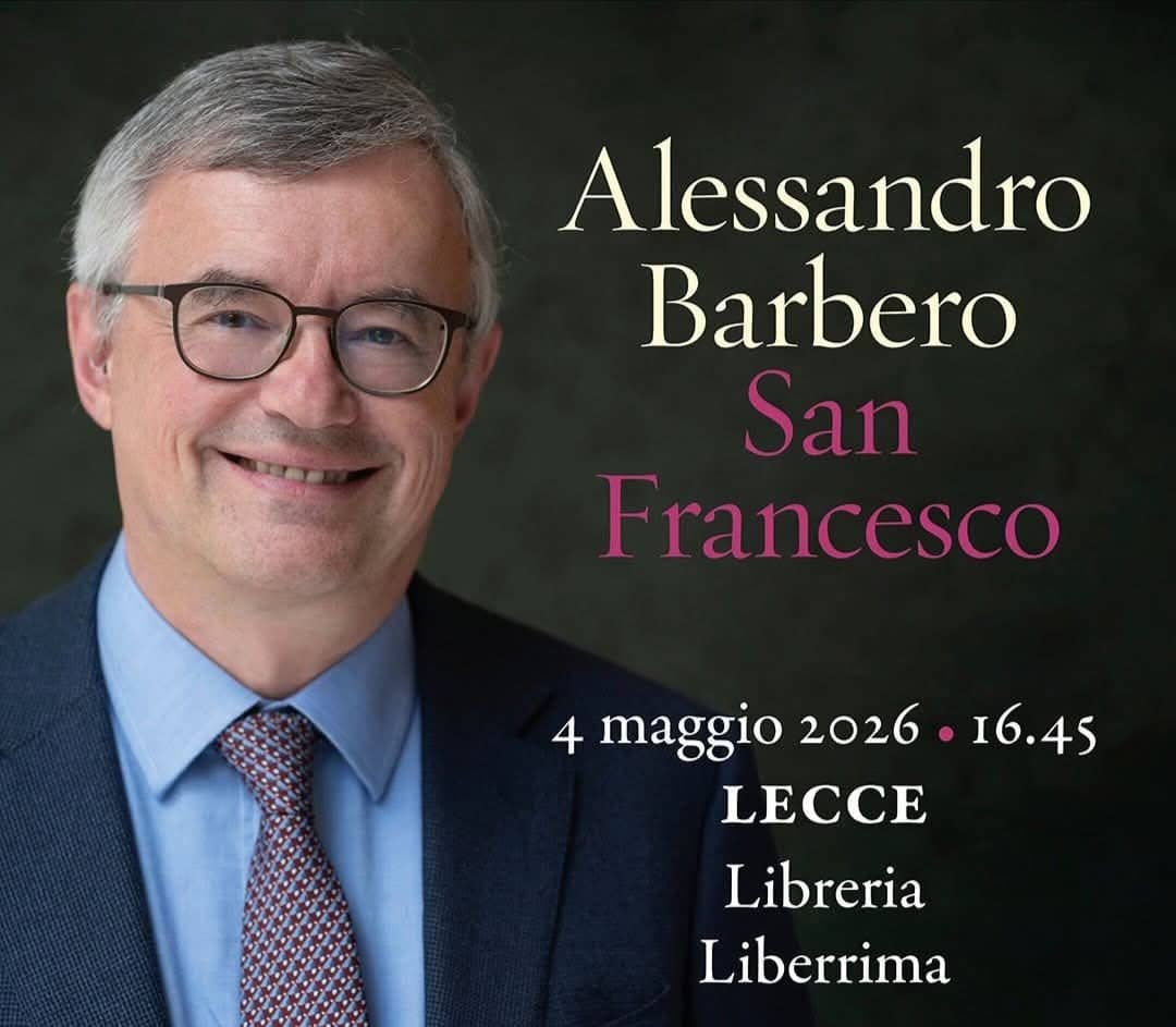Lo storico Barbero a Lecce da Liberrima per presentare San Francesco, suo ultimo lavoro