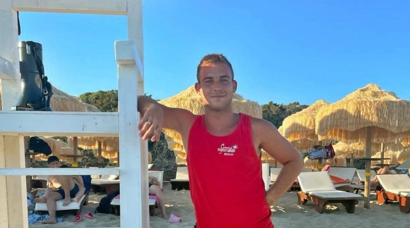 Luigi Cazzella, bagnino a Porto Cesareo